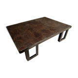 Industrial coffee table pallet table blank steel