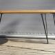 Table basse surf 1960 tripode pieds eiffel