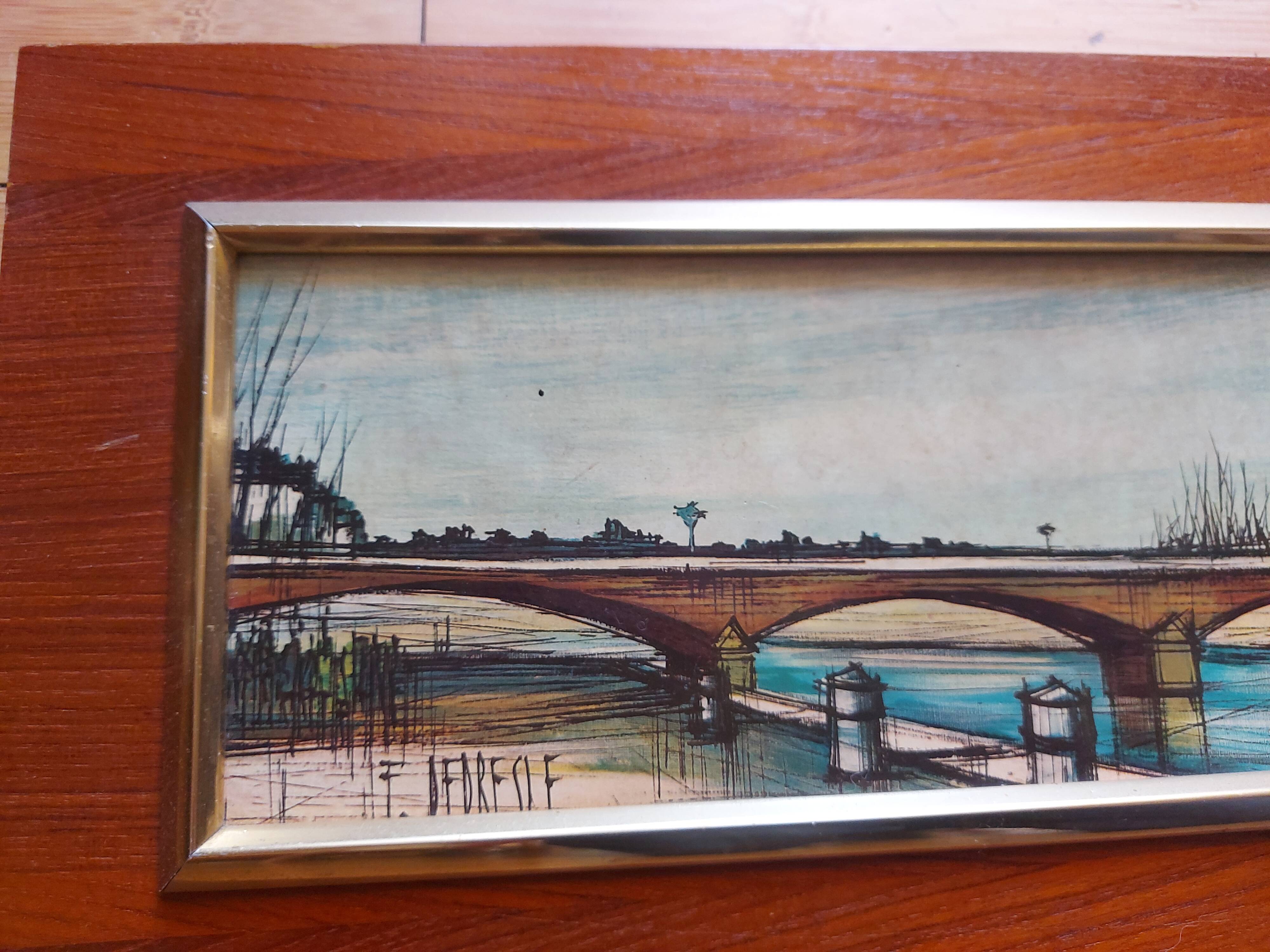 Vintage 70'S frame by artist Francois Depresle