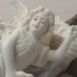 Wall angel holy water font