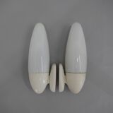 Set of Two Space Age Wall Lamps, Czechoslovakia, 1960s