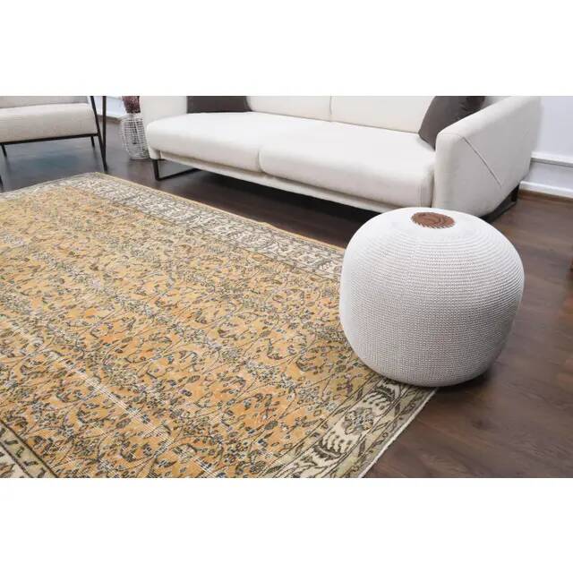 1940s Vintage Turkish Hand-Knotted Area Rug 180x290