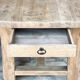 Large farmhouse table - solid oak - drawer