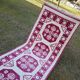 Vintage Turkish hallway rug 100x493 cm