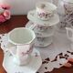 Fine porcelain coffee set EPIAGE D.F. Czechoslovakia of the 30s