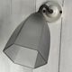 Swan neck wall light on porcelain base
