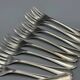 Set of 12 Christofle dessert forks made in France