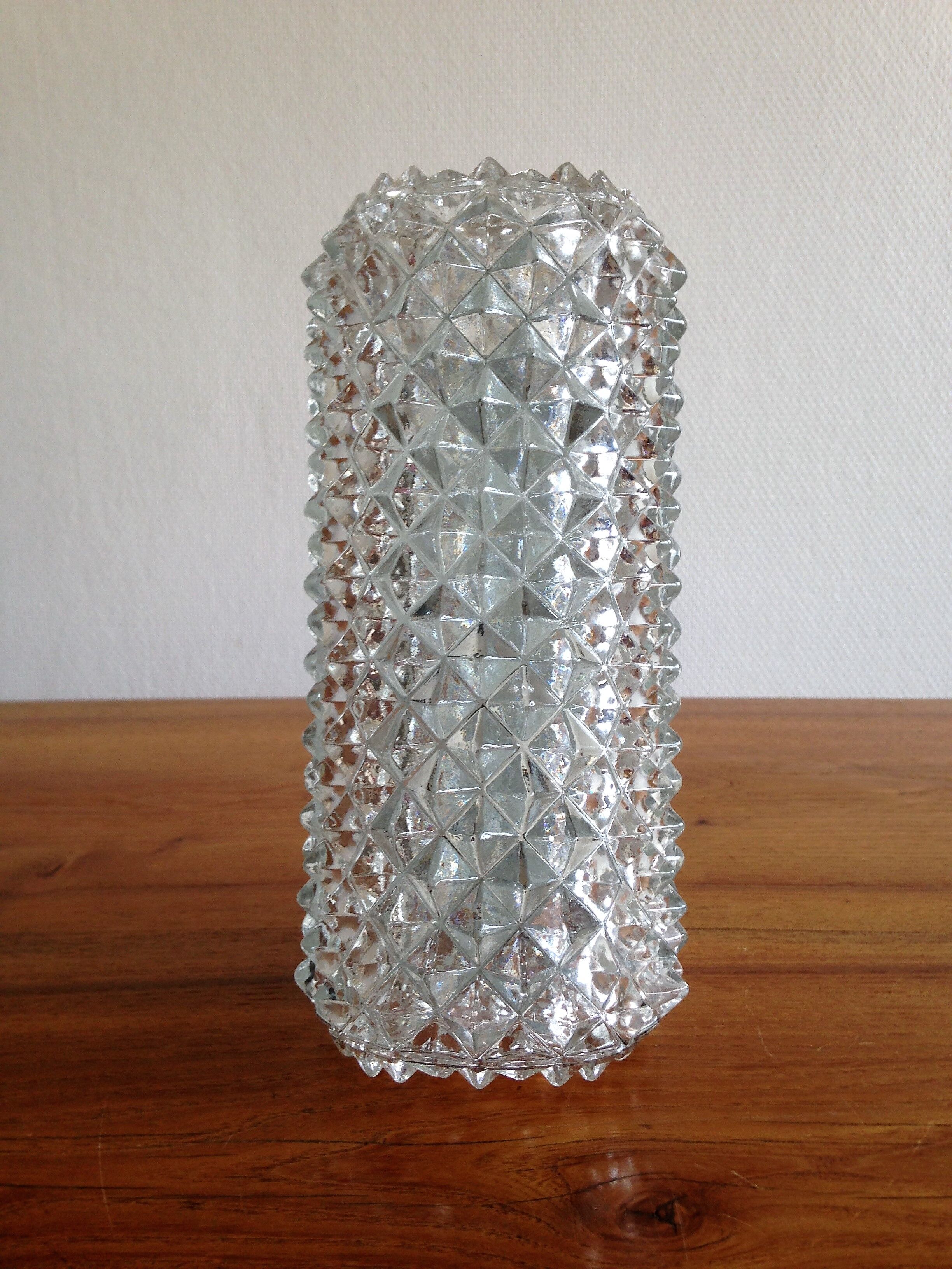 Applique limburg - verre et alu brossé - 1960