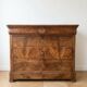 Antique Empire commode in wood with marble top