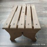 Wooden bench