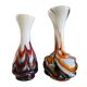 Set of two vintage Murano vases in blown glass