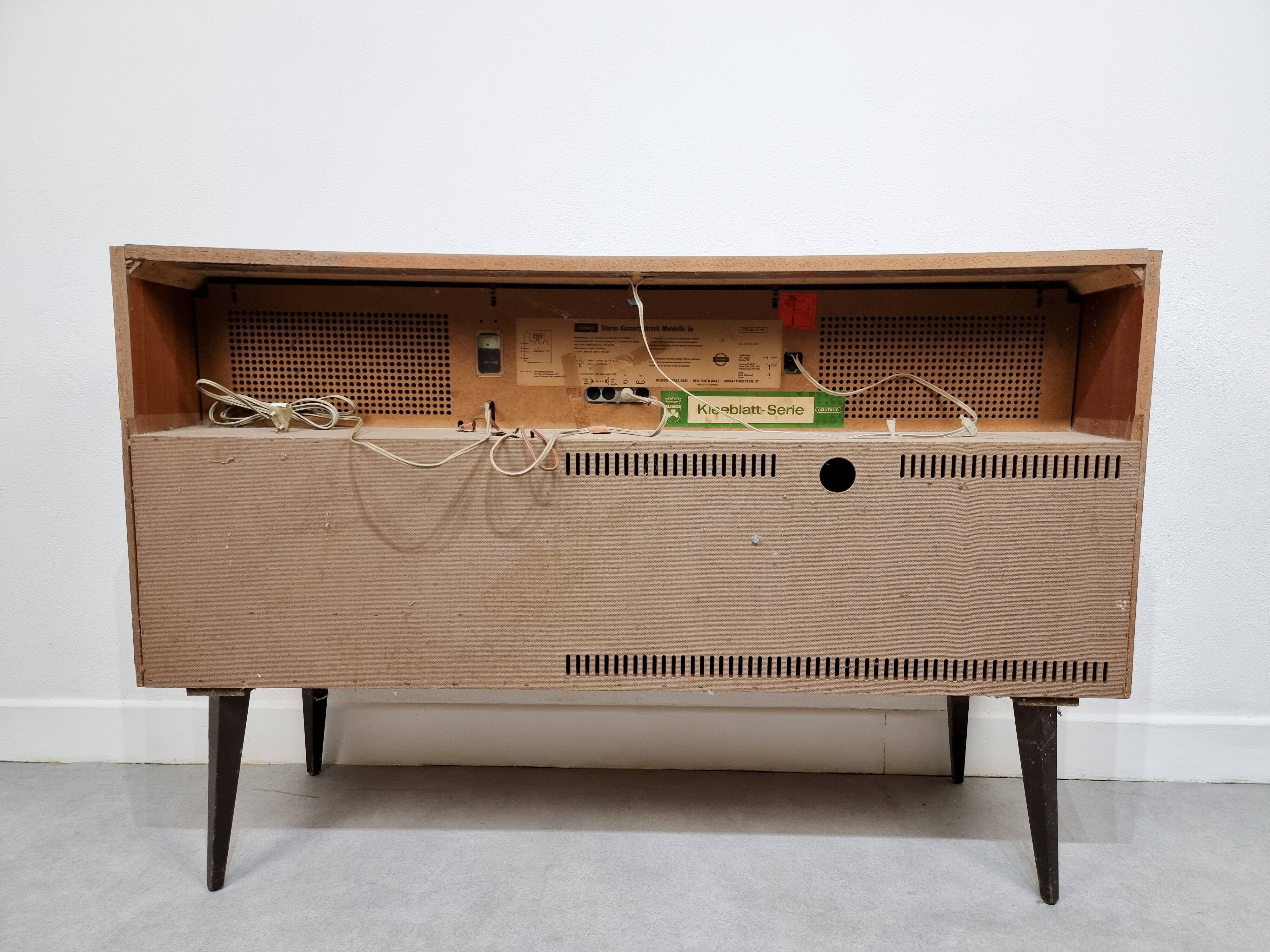 Enfilade hifi Grundig 1960