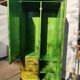 Armoire Roche Bobois vintage cannage rotin