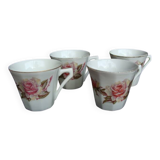 Vintage rose cups