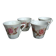 Vintage rose cups