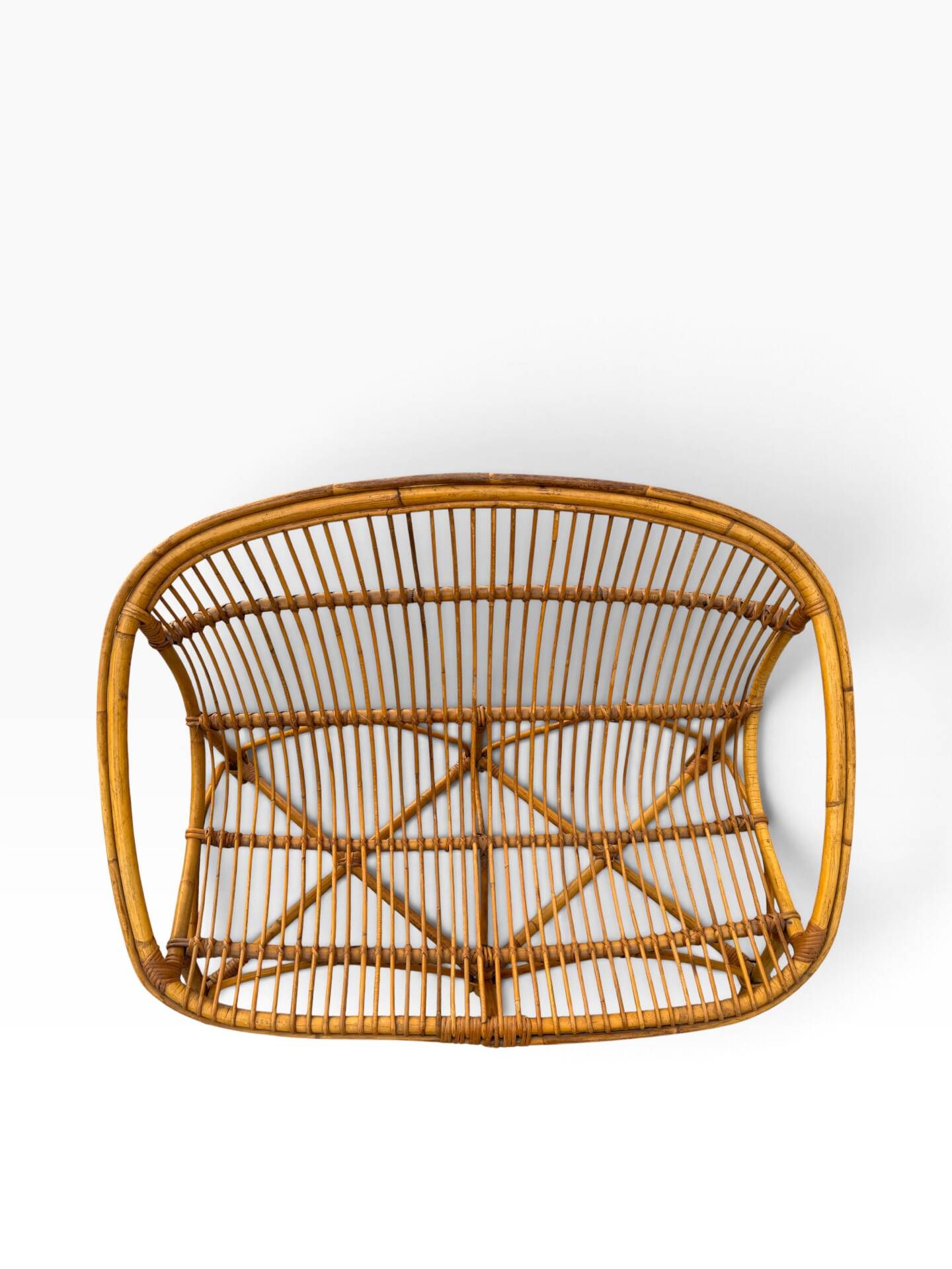 Pair of sofas in the Franco Albini style from the 1960s Italy.