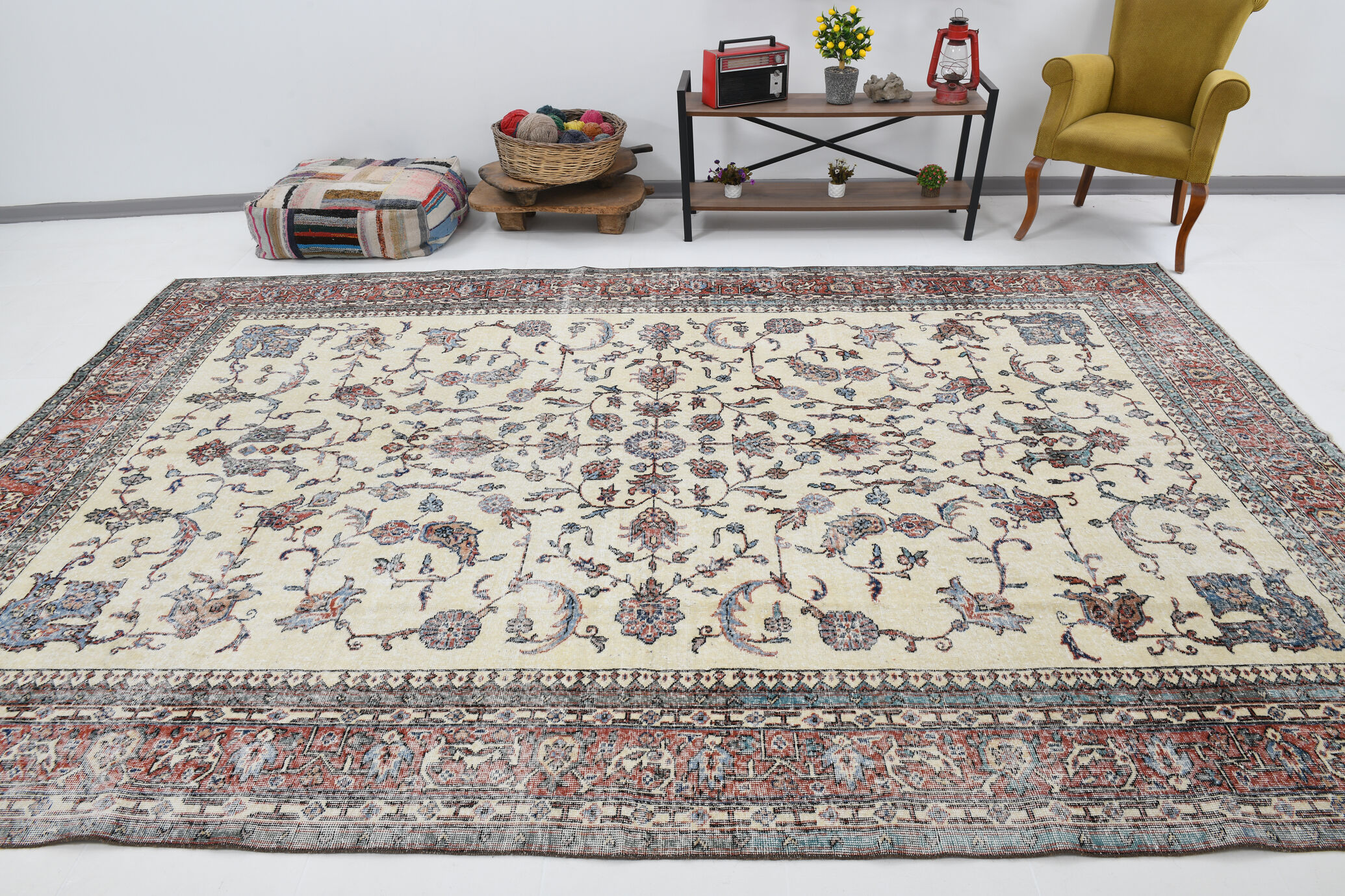 Tapis turc fait à la main 381x254cm
