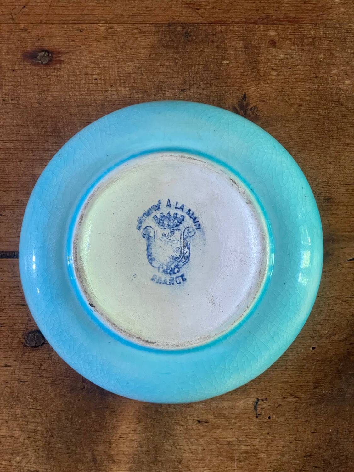 Circular bowl / empty pocket in Longwy enamels