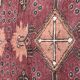 Afghan Turkmen rug handmade 115x136cm