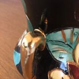 Vase art deco signed vallauris hand decorations