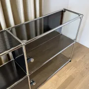 USM Haller commode in Graphite Black