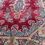 Tapis ancien Kirman fin 270x380 cm