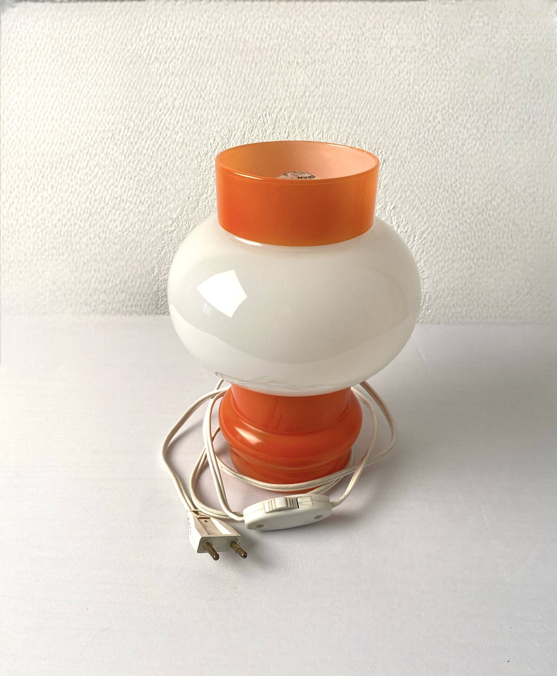 Table lamp, opaline 70s