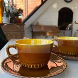 Head to head large cups digoin Sarreguemines 1920