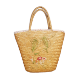 Vintage straw basket