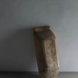 Large Wabi Sabi Carved Wood Bowl