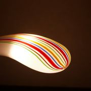 Cobra table lamp in Murano glass by Lino Tagliapietra for Effetre, Italy, 1980s