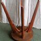 Tabouret à pieds compas et bois courbé