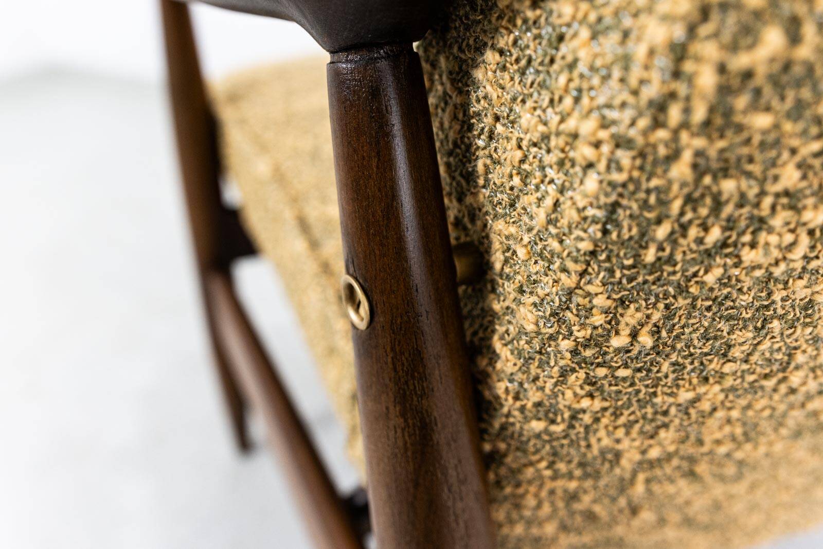 Mid-century Armchair GFM87 in Kvadrat By Juliusz Kędziorek, 1960s