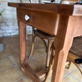 Farm table in cherry wood