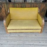 Art Deco two-seater sofa