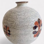 Bitossi by Aldo Londi Chamotte Ball Vase, Italy, 1960s