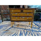 Antique wooden dollhouse furniture