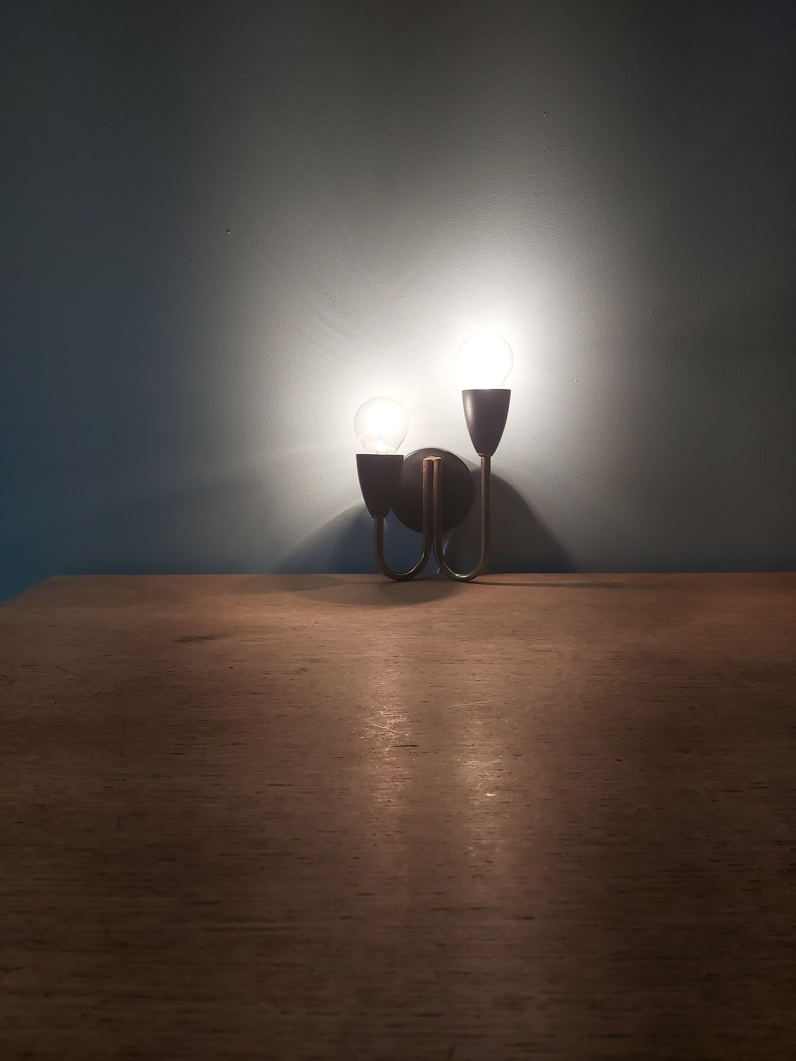 Vintage wall lamp, Italian design, 50s