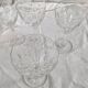 4 Verres à eau anciens - cristal Val Saint Lambert modèle Nestor taille Ham