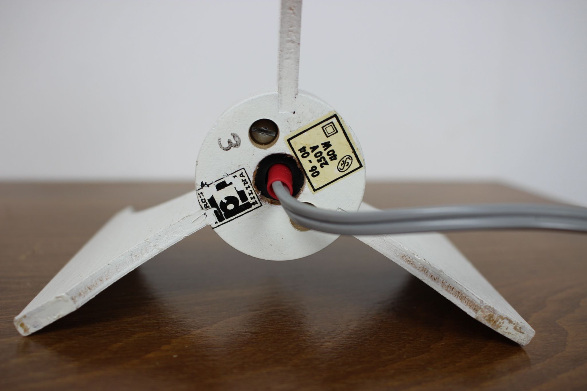 Lampe de table du milieu du siècle fusée années 1960