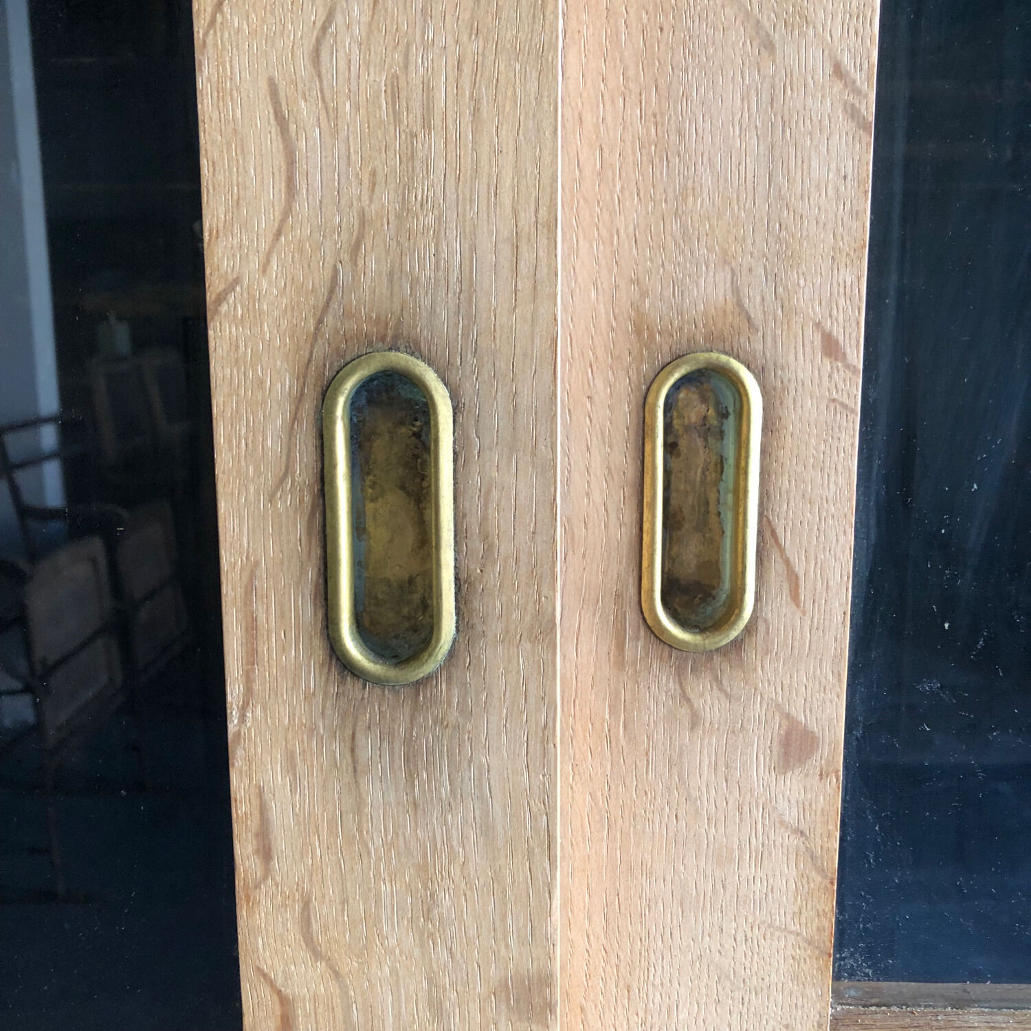 XL vintage oak bookcase