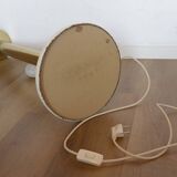 Vintage Brass Floor Lamp Elegant Gold Tall Mid Century Modern Light