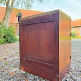 Pair of art deco period veneer wood bedside tables