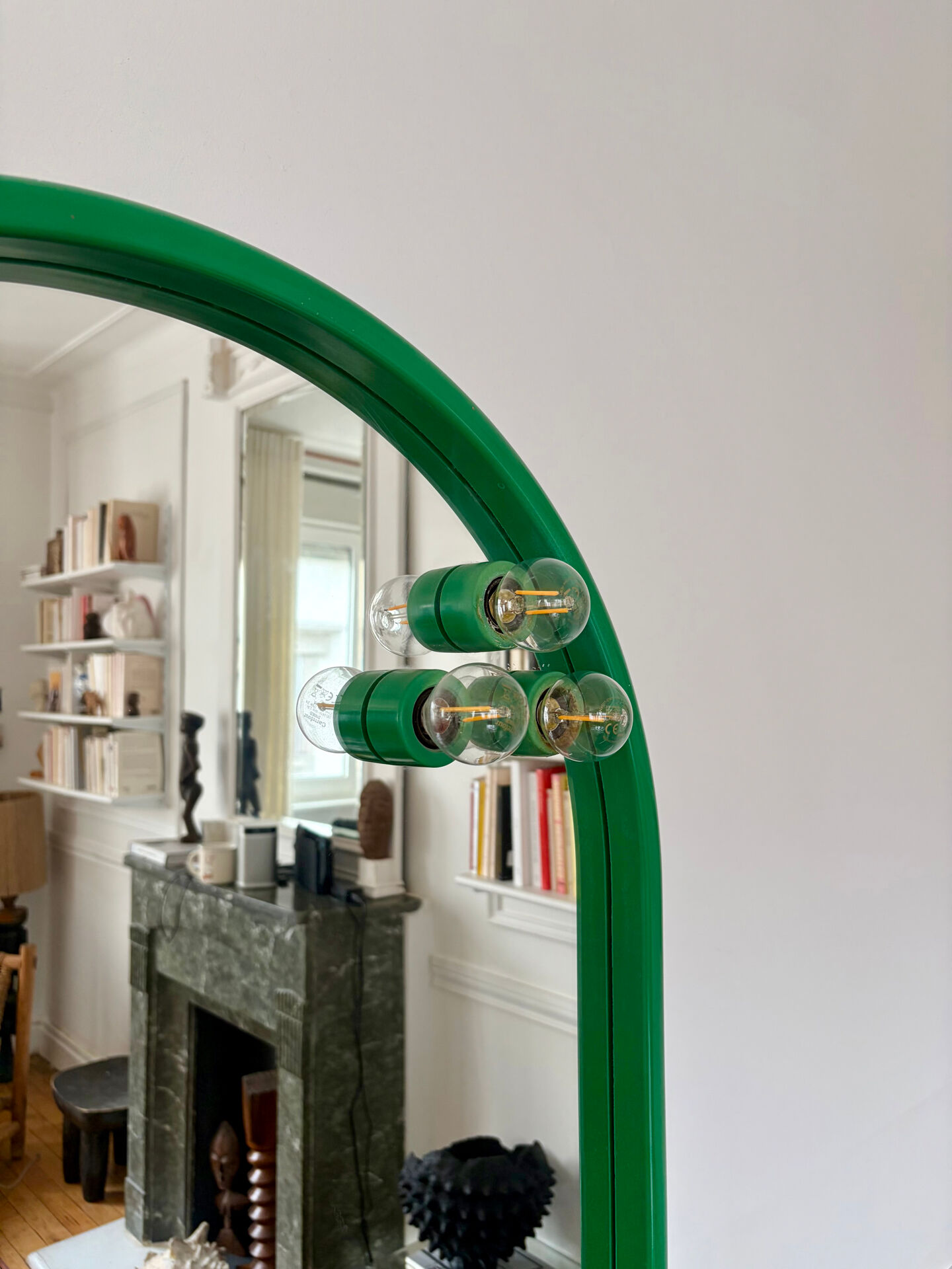 Vintage Italian plastic mirror design 70s