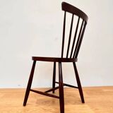 Set of four mid-century design wooden dining chairs by TON - 1960s