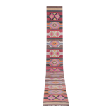 Vintage Turkish rug from Oushak, hand-woven 78x642 cm