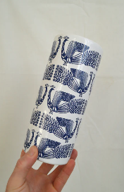 Peacock vase