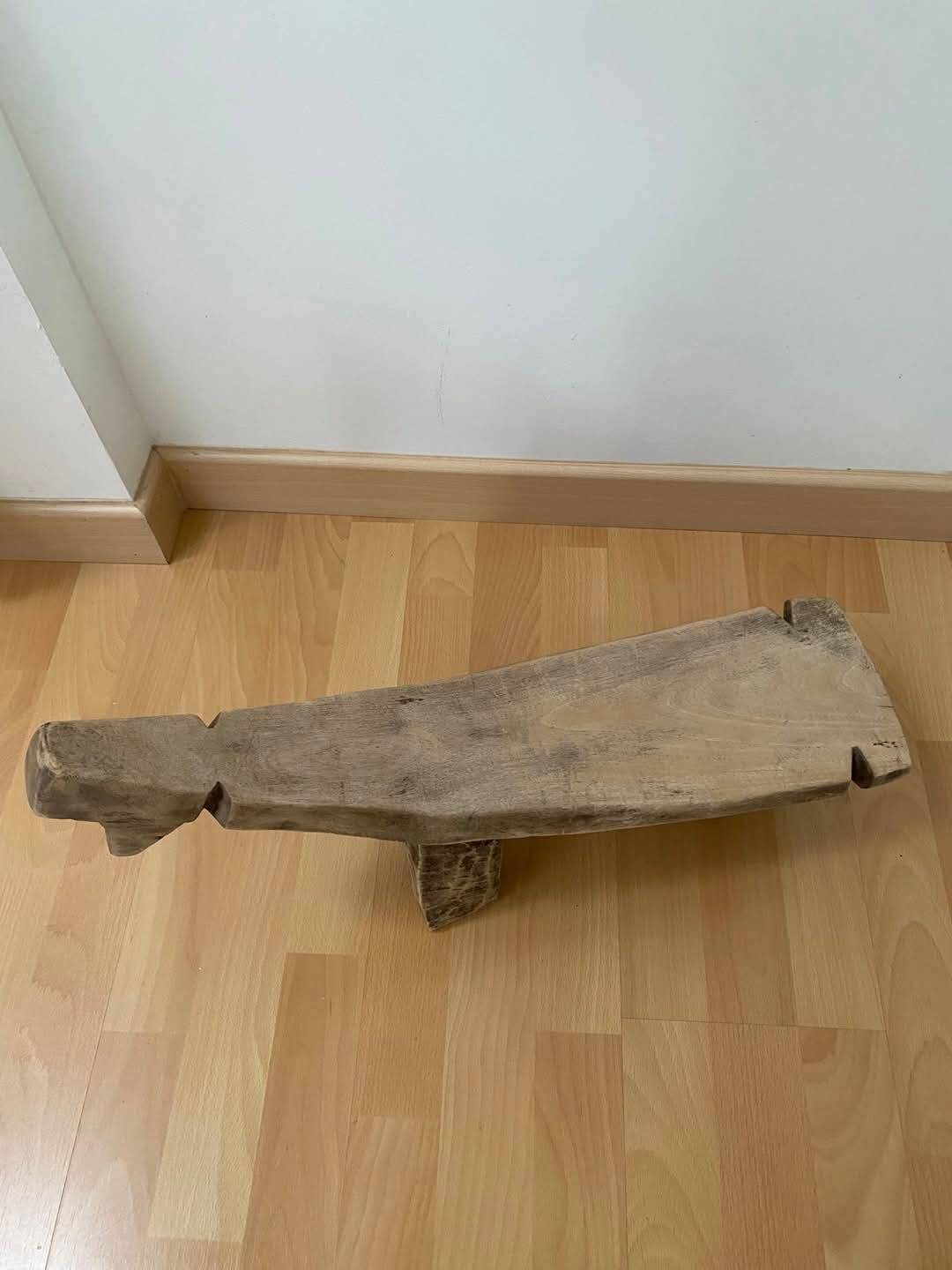Small zoomorphic wooden bench (Burkina Faso)