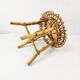 Rattan and bamboo stool, designed by Franco Albini, Italy, 1960s