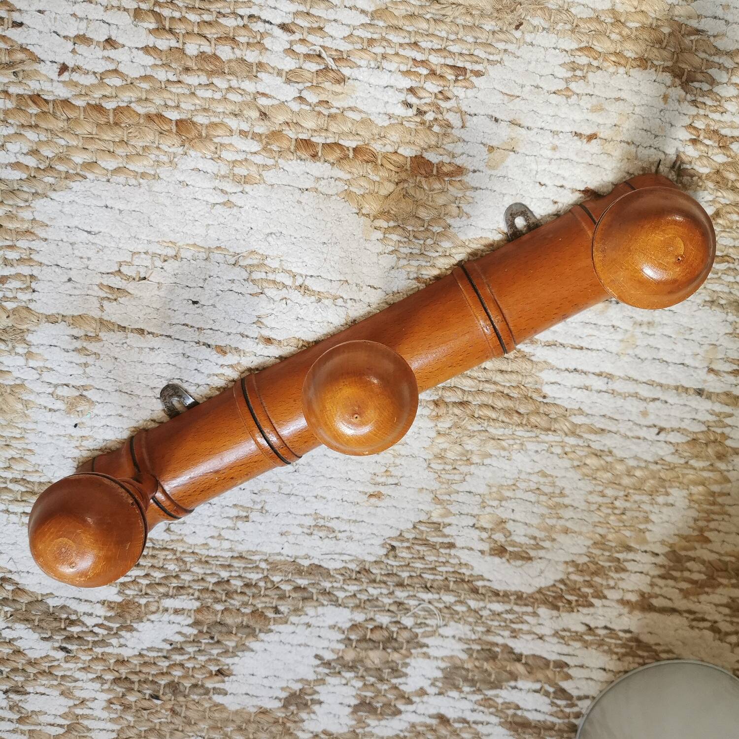 Vintage wooden coat rack